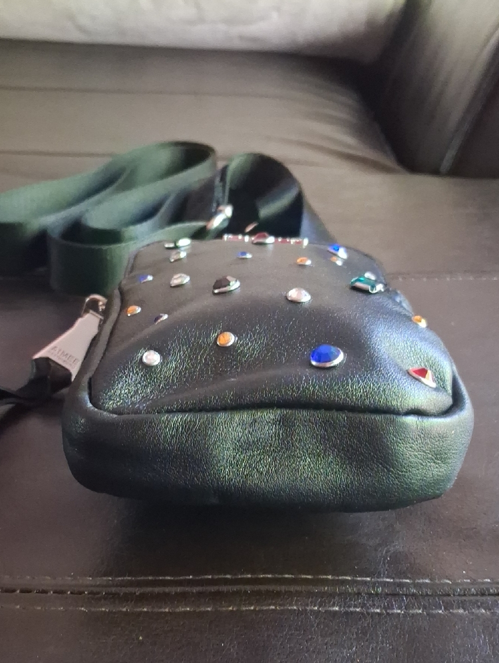 Aimee Krestenberg "Just Saying" Crossbody Stadium Bag In Black Starlight - Picture 4 of 16